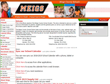 Tablet Screenshot of meigscounty.net